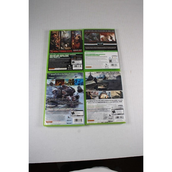 4 games: Call of Duty Black Ops 2, 3 + Modern Warfare 2, 3 (Xbox 360) authentic - Picture 4 of 11